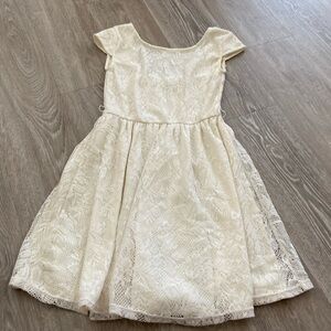 Mudd Xs womans white dress